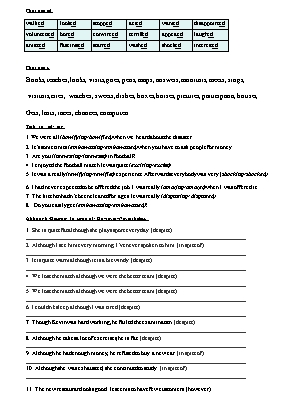 Đề ôn tập kiểm tra môn Tiếng Anh Khối 9